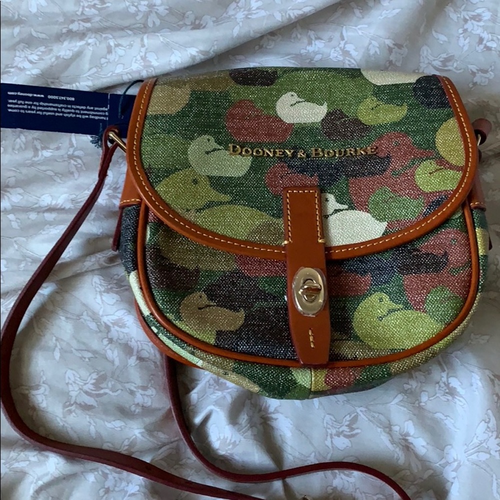 Dooney & Bourke Camo green family print bag